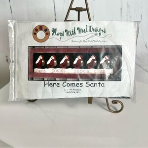 Here Comes Santa Wool Appliqué Kit